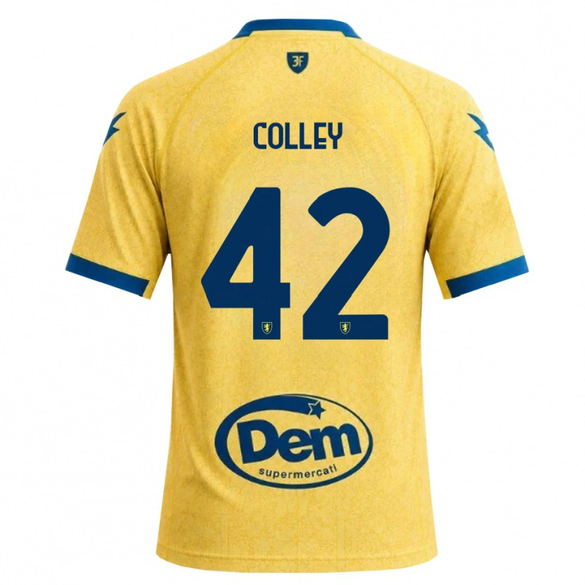 Danxen Niño Camiseta Muhammed Colley #42 Caqui Negro Azul 1ª Equipación 2026/27 La Camisa México