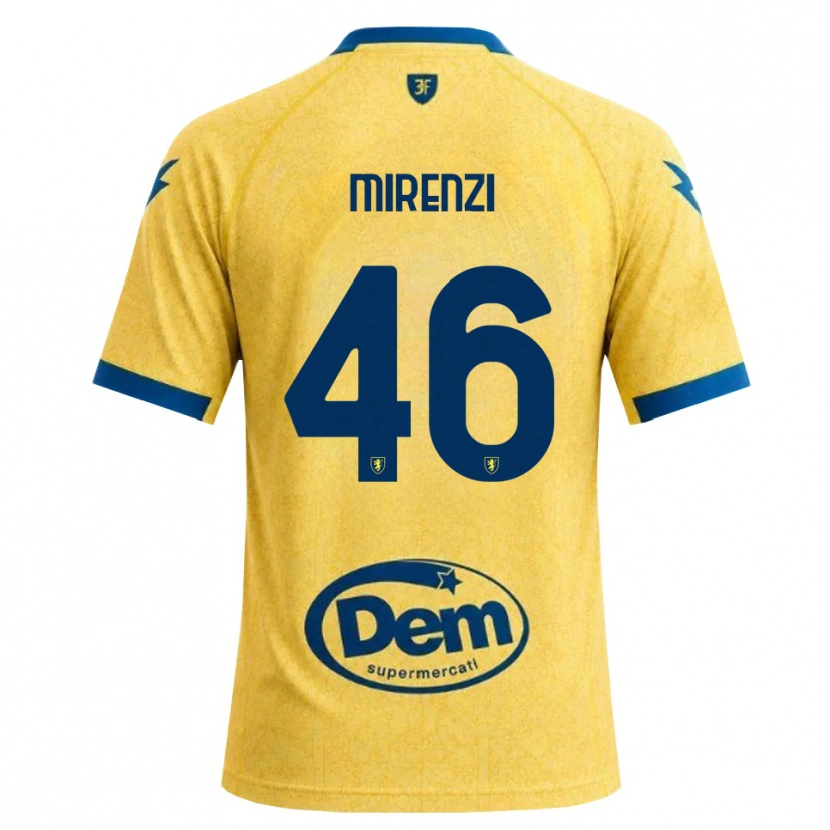 Danxen Niño Camiseta Andrea Mirenzi #46 Caqui Negro Azul 1ª Equipación 2026/27 La Camisa México