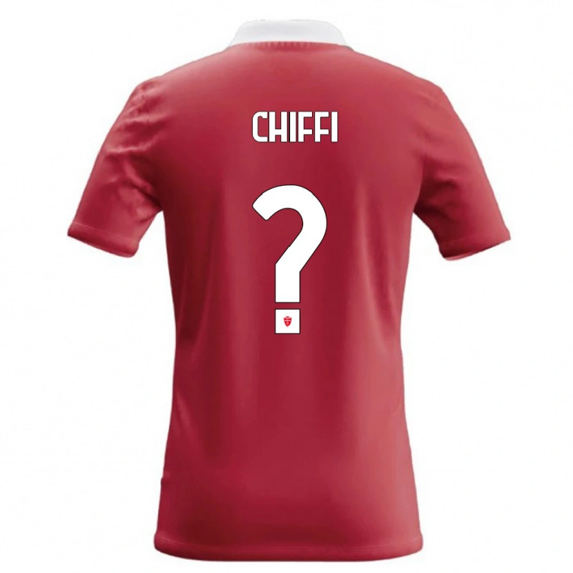 Danxen Niño Camiseta Daniel Chiffi #0 Rojo Blanco 1ª Equipación 2026/27 La Camisa México