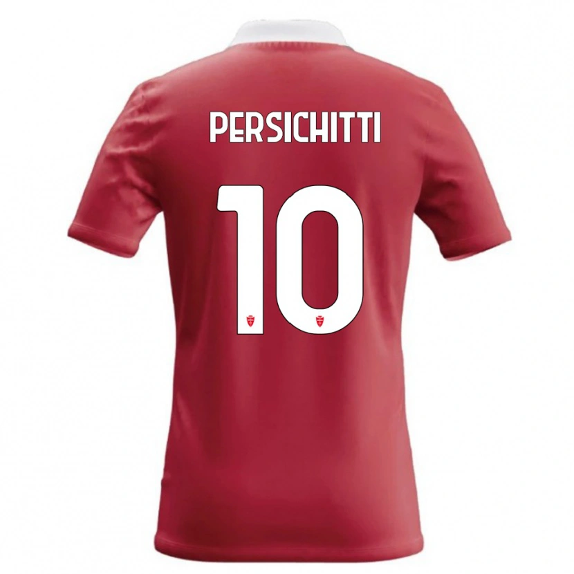 Danxen Niño Camiseta Matteo Persichitti #10 Rojo Blanco 1ª Equipación 2026/27 La Camisa México
