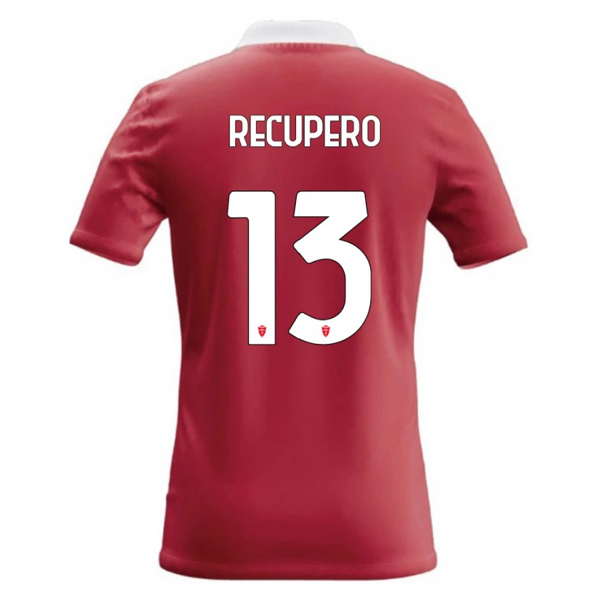Danxen Niño Camiseta Simone Recupero #13 Rojo Blanco 1ª Equipación 2026/27 La Camisa México