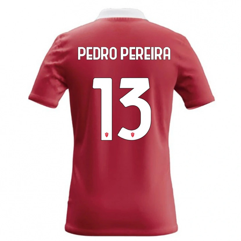 Danxen Niño Camiseta Pedro Pereira #13 Rojo Blanco 1ª Equipación 2026/27 La Camisa México