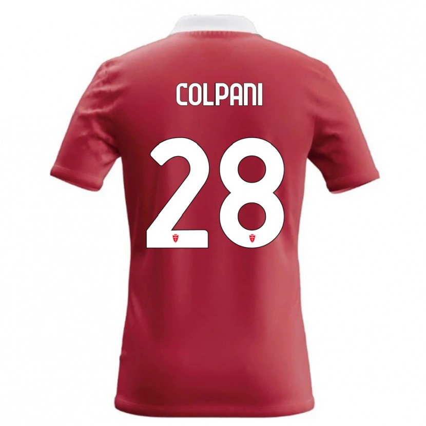 Danxen Niño Camiseta Andrea Colpani #28 Rojo Blanco 1ª Equipación 2026/27 La Camisa México