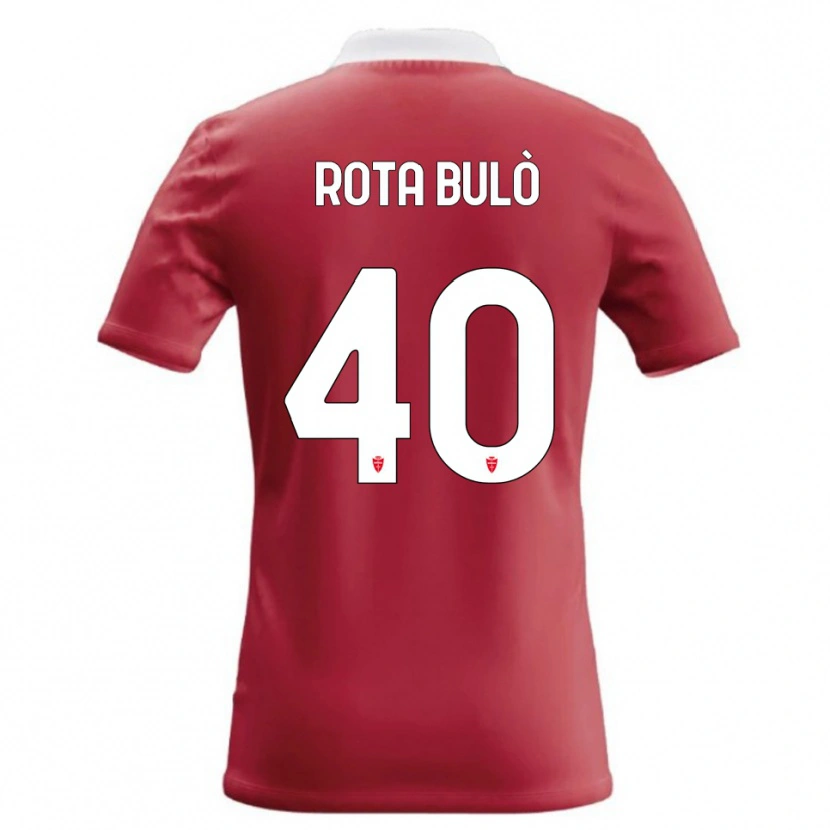 Danxen Niño Camiseta Pietro Rota Bulò #40 Rojo Blanco 1ª Equipación 2026/27 La Camisa México
