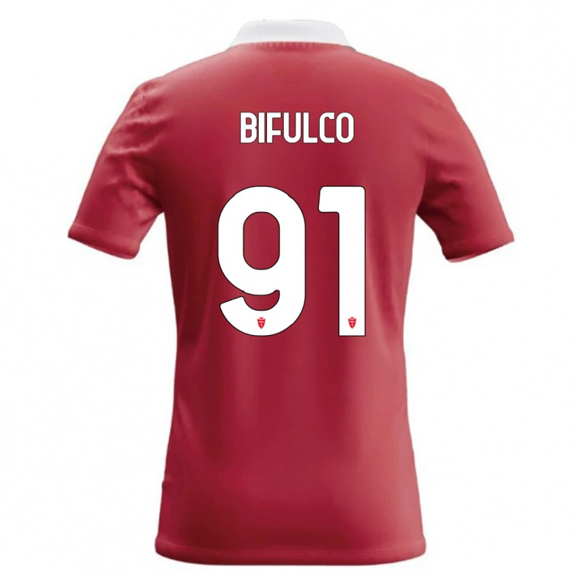 Danxen Niño Camiseta Davide Bifulco #91 Rojo Blanco 1ª Equipación 2026/27 La Camisa México