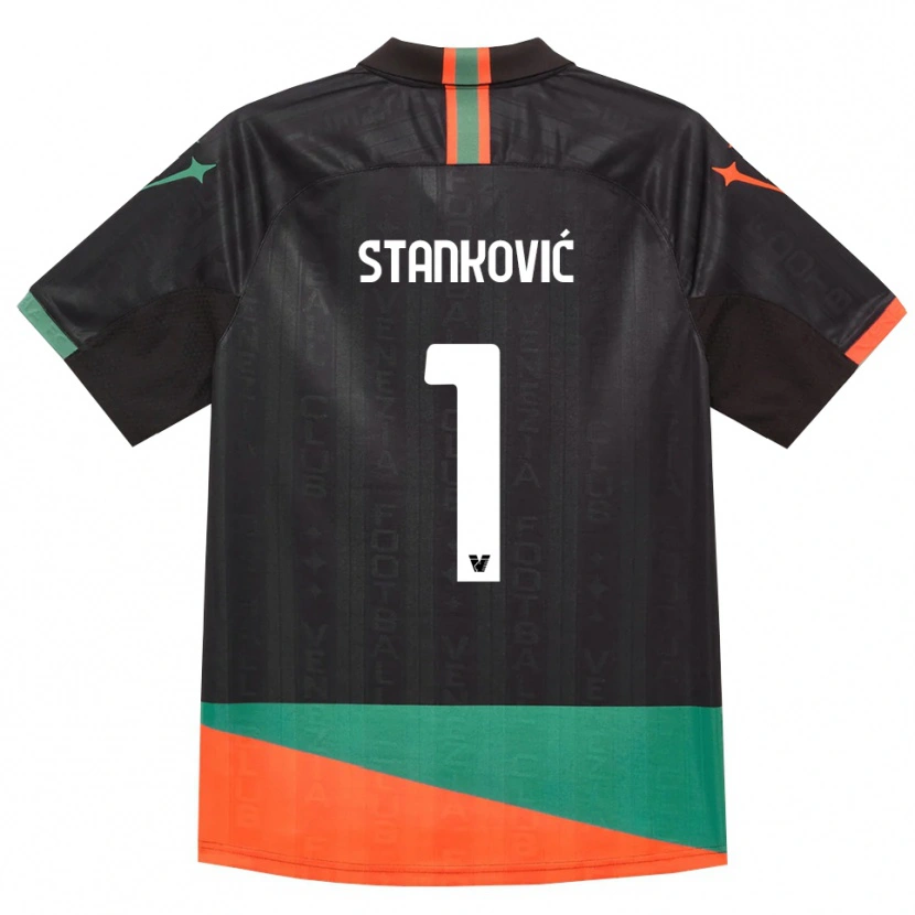 Danxen Niño Camiseta Filip Stanković #1 Negro Naranja Verde 1ª Equipación 2026/27 La Camisa México