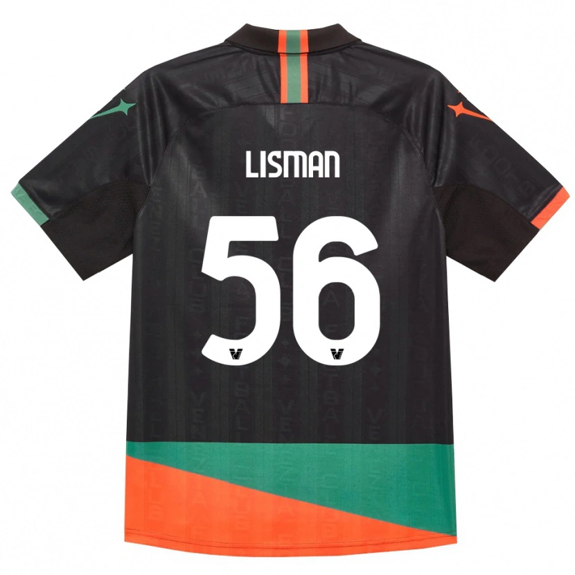Danxen Niño Camiseta Kornel Lisman #56 Negro Naranja Verde 1ª Equipación 2026/27 La Camisa México