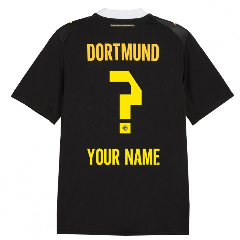 Danxen Niño Camiseta Su Nombre #0 Negro Rojo Amarillo 2ª Equipación 2026/27 La Camisa México
