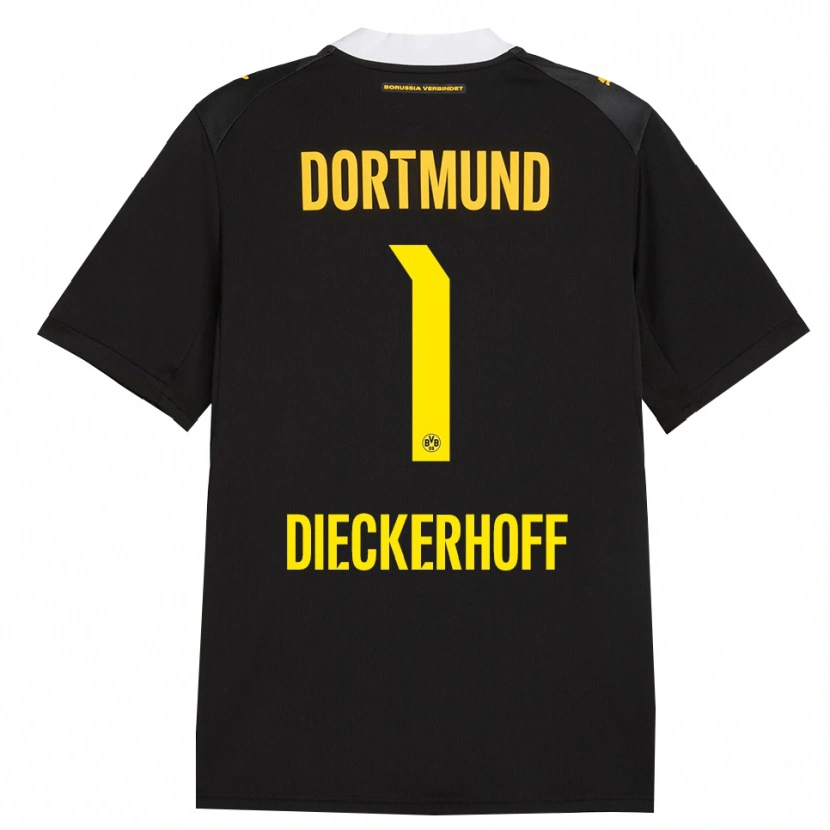 Danxen Niño Camiseta Max Dieckerhoff #1 Negro Rojo Amarillo 2ª Equipación 2026/27 La Camisa México