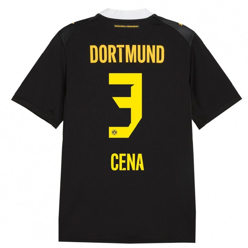 Danxen Niño Camiseta Valon Cena #3 Negro Rojo Amarillo 2ª Equipación 2026/27 La Camisa México