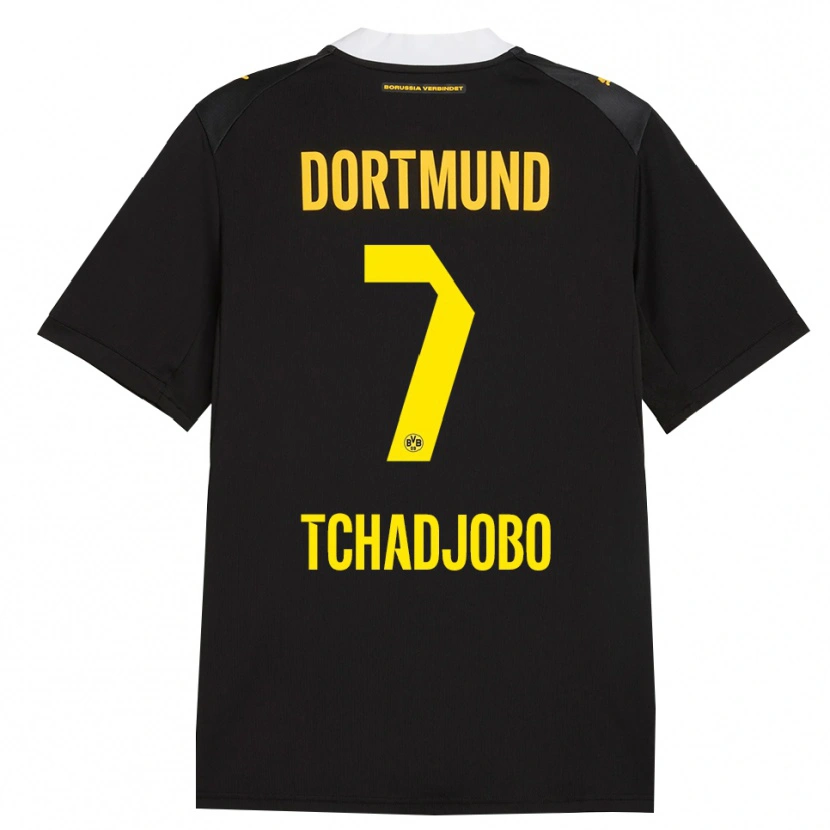 Danxen Niño Camiseta Dia Tchadjobo #7 Negro Rojo Amarillo 2ª Equipación 2026/27 La Camisa México
