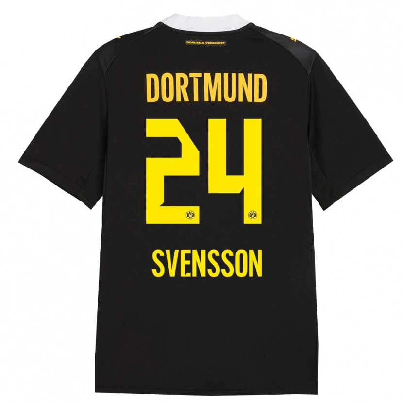 Danxen Niño Camiseta Daniel Svensson #24 Negro Rojo Amarillo 2ª Equipación 2026/27 La Camisa México