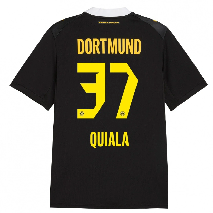 Danxen Niño Camiseta Nanitonda Quiala #37 Negro Rojo Amarillo 2ª Equipación 2026/27 La Camisa México