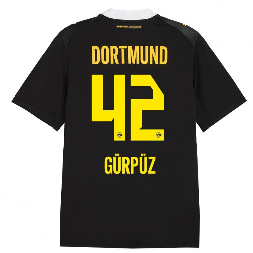 Danxen Niño Camiseta Goktan Gurpuz #42 Negro Rojo Amarillo 2ª Equipación 2026/27 La Camisa México