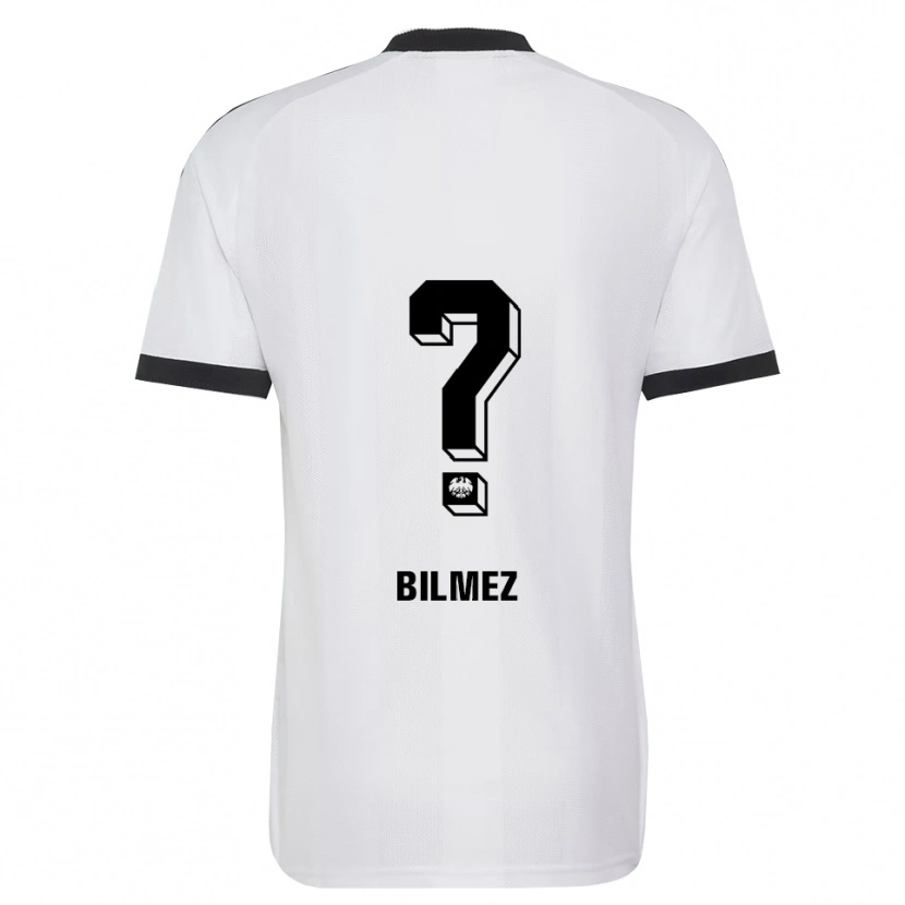 Danxen Niño Camiseta Attila Bilmez #0 Blanco Negro 2ª Equipación 2026/27 La Camisa México