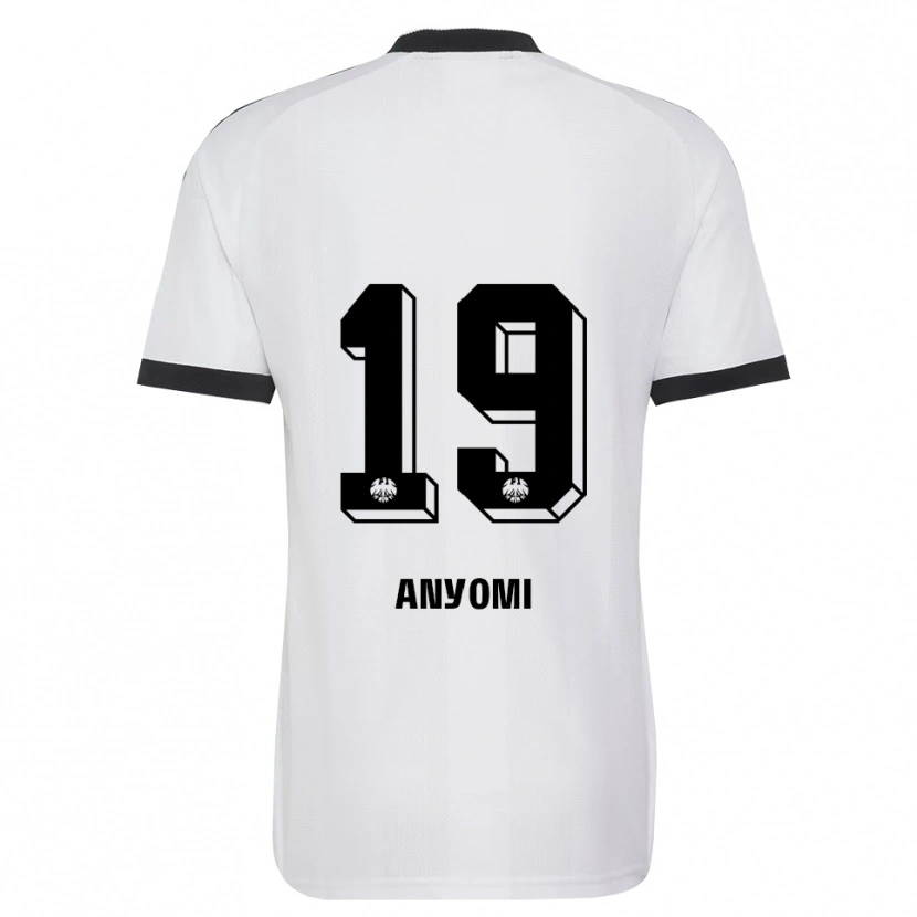 Danxen Niño Camiseta Nicole Anyomi #19 Blanco Negro 2ª Equipación 2026/27 La Camisa México