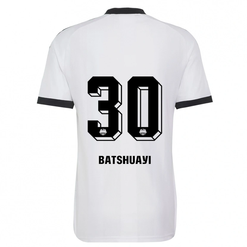 Danxen Niño Camiseta Michy Batshuayi #30 Blanco Negro 2ª Equipación 2026/27 La Camisa México