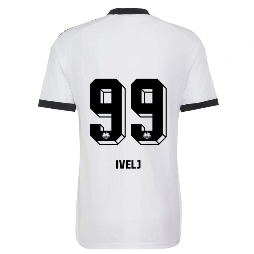 Danxen Niño Camiseta Noemi Ivelj #99 Blanco Negro 2ª Equipación 2026/27 La Camisa México