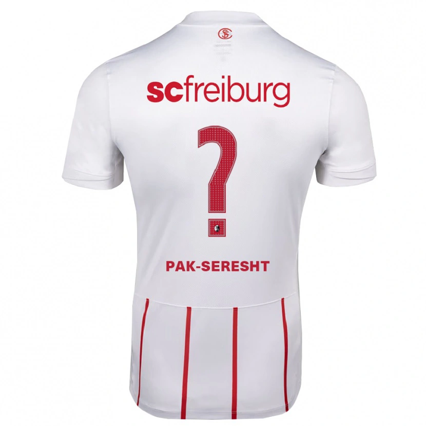 Danxen Niño Camiseta Puyan Pak-Seresht #0 Blanco Rojo Amarillo 2ª Equipación 2026/27 La Camisa México