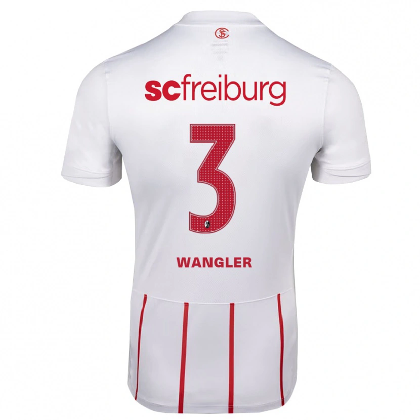 Danxen Niño Camiseta Tim Wangler #3 Blanco Rojo Amarillo 2ª Equipación 2026/27 La Camisa México