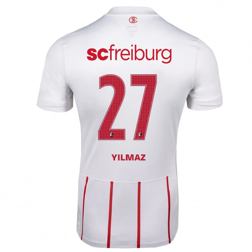 Danxen Niño Camiseta Berkay Yılmaz #27 Blanco Rojo Amarillo 2ª Equipación 2026/27 La Camisa México
