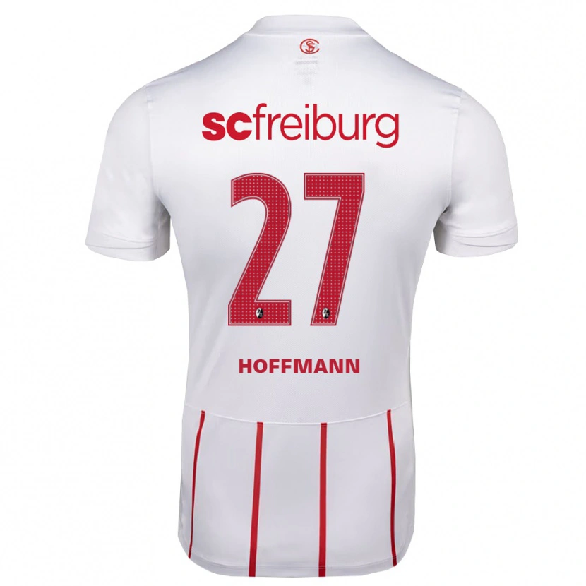 Danxen Niño Camiseta Giovanna Hoffmann #27 Blanco Rojo Amarillo 2ª Equipación 2026/27 La Camisa México