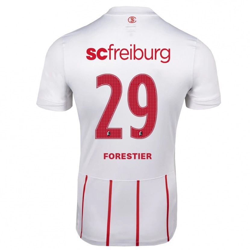 Danxen Niño Camiseta Luis Forestier #29 Blanco Rojo Amarillo 2ª Equipación 2026/27 La Camisa México