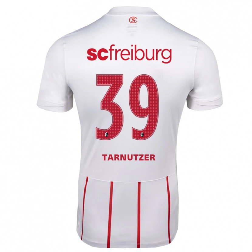 Danxen Niño Camiseta Rouven Tarnutzer #39 Blanco Rojo Amarillo 2ª Equipación 2026/27 La Camisa México
