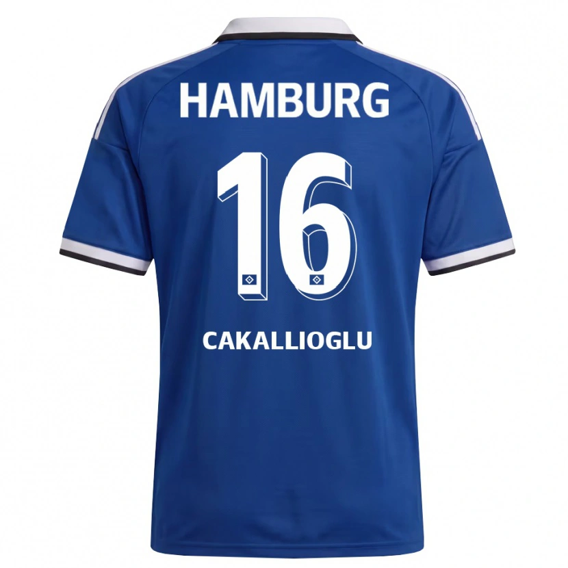 Danxen Niño Camiseta Berk Cakallioglu #16 Blanco Azul 2ª Equipación 2026/27 La Camisa México