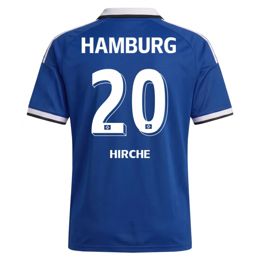 Danxen Niño Camiseta Emilia Hirche #20 Blanco Azul 2ª Equipación 2026/27 La Camisa México
