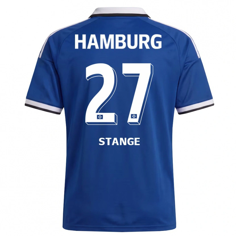 Danxen Niño Camiseta Tobias Stange #27 Blanco Azul 2ª Equipación 2026/27 La Camisa México
