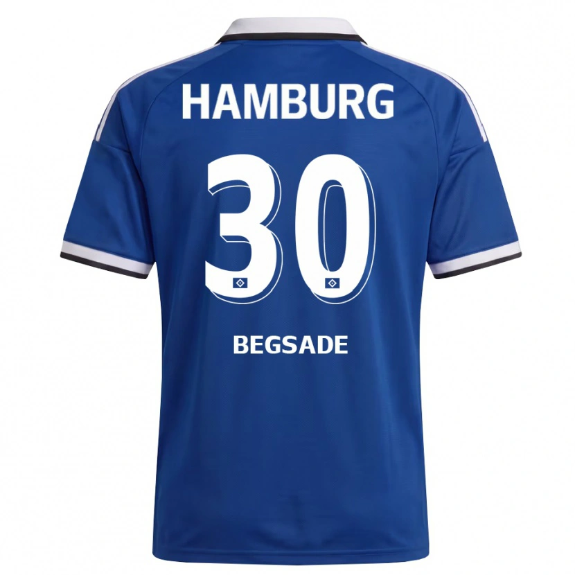Danxen Niño Camiseta Soheil Begsade #30 Blanco Azul 2ª Equipación 2026/27 La Camisa México