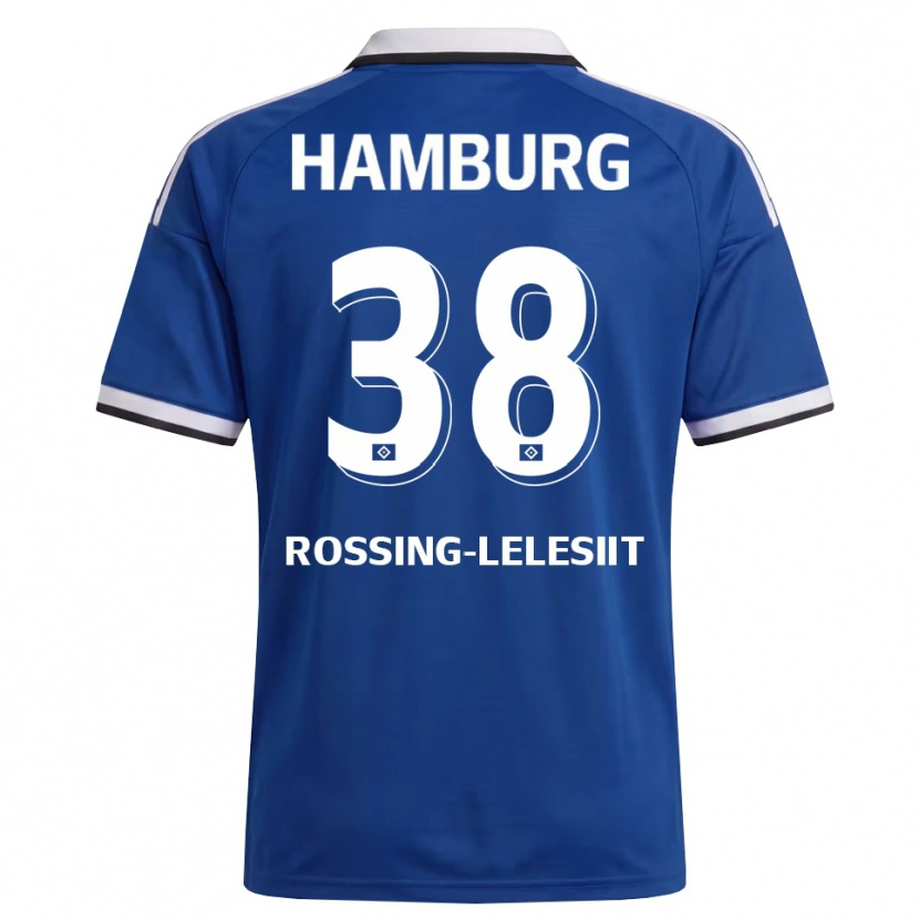 Danxen Niño Camiseta Alexander Røssing-Lelesiit #38 Blanco Azul 2ª Equipación 2026/27 La Camisa México