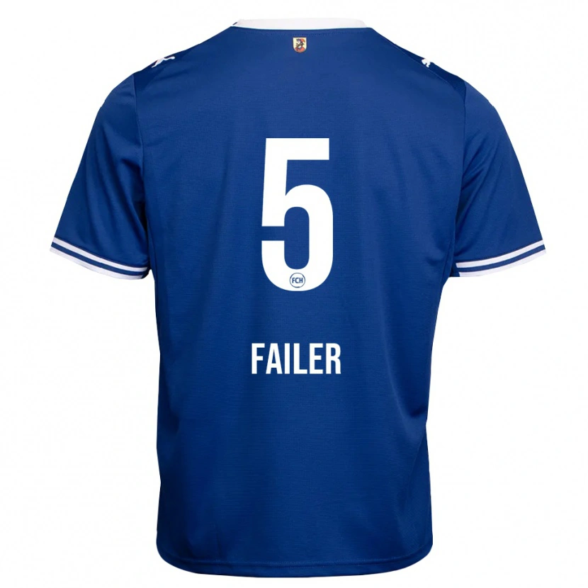 Danxen Niño Camiseta Jan Failer #5 Azul Real Blanco 2ª Equipación 2026/27 La Camisa México