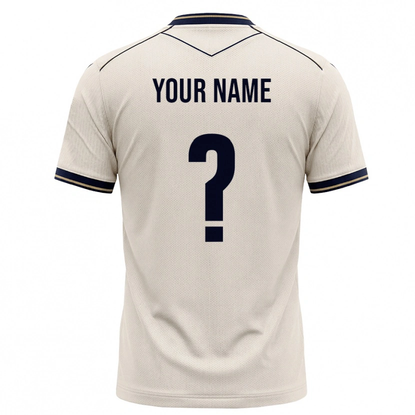 Danxen Niño Camiseta Su Nombre #0 Blanco Roto Azul Tinta 2ª Equipación 2026/27 La Camisa México