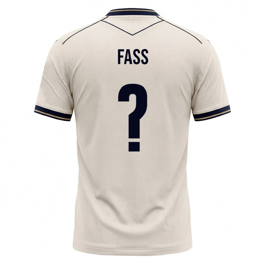 Danxen Niño Camiseta Marlon Faß #0 Blanco Roto Azul Tinta 2ª Equipación 2026/27 La Camisa México