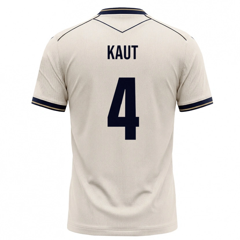 Danxen Niño Camiseta Lisann Kaut #4 Blanco Roto Azul Tinta 2ª Equipación 2026/27 La Camisa México