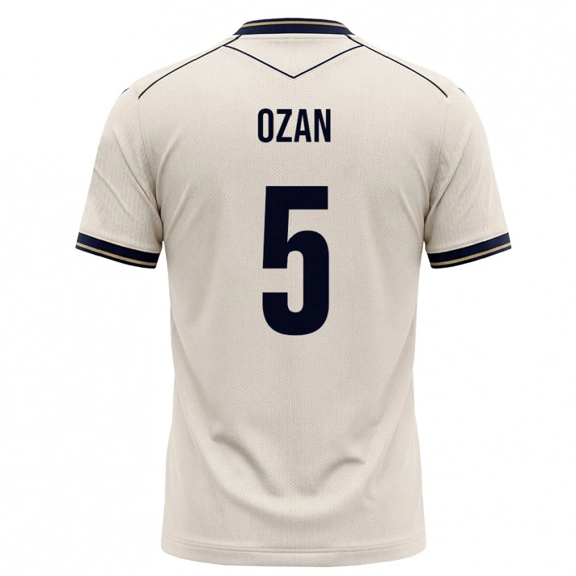 Danxen Niño Camiseta Ozan Kabak #5 Blanco Roto Azul Tinta 2ª Equipación 2026/27 La Camisa México