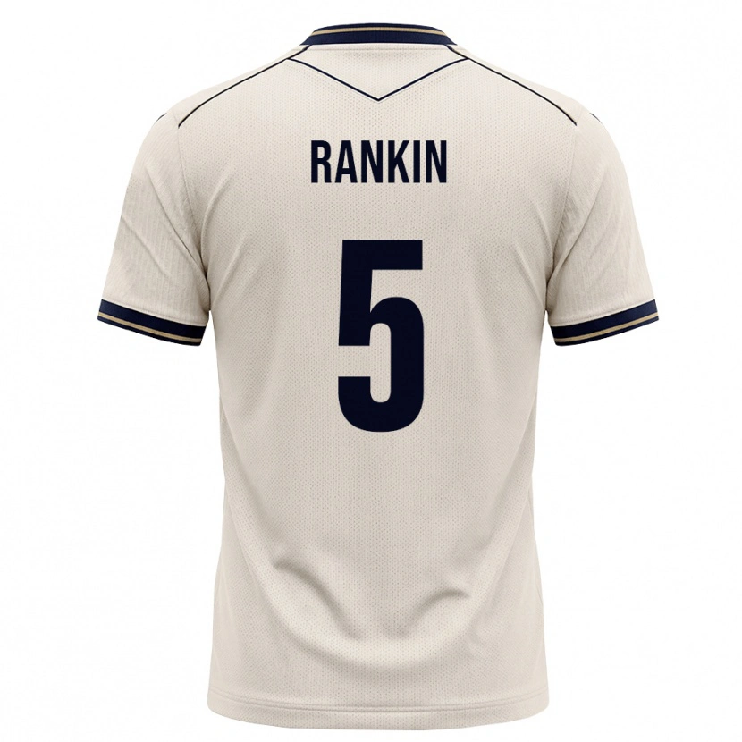 Danxen Niño Camiseta Jamilla Rankin #5 Blanco Roto Azul Tinta 2ª Equipación 2026/27 La Camisa México