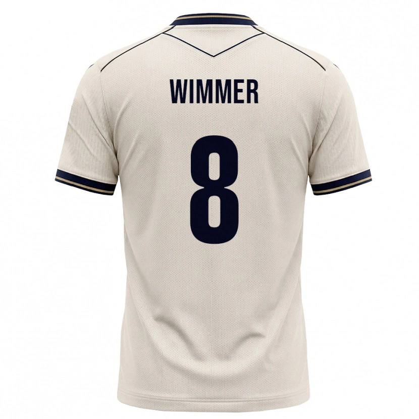 Danxen Niño Camiseta Patrick Wimmer #8 Blanco Roto Azul Tinta 2ª Equipación 2026/27 La Camisa México