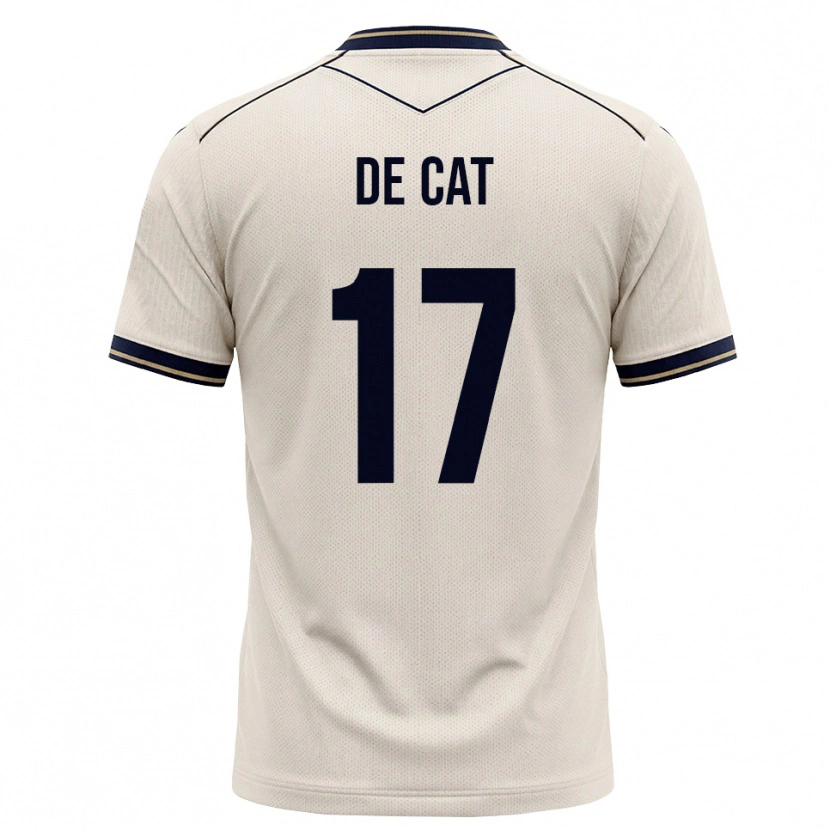 Danxen Niño Camiseta Nathan De Cat #17 Blanco Roto Azul Tinta 2ª Equipación 2026/27 La Camisa México