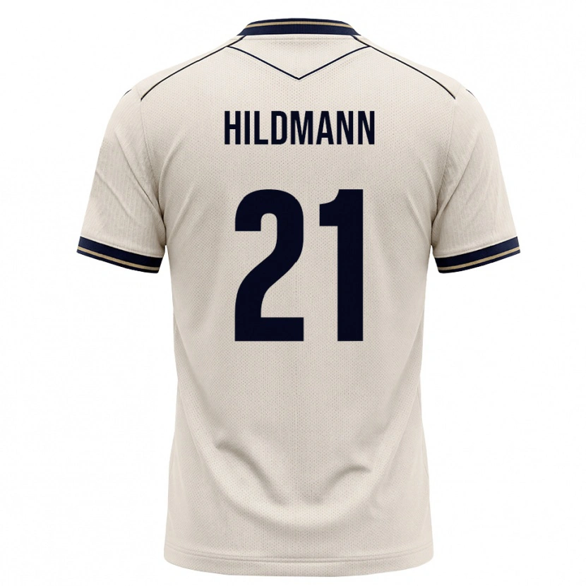 Danxen Niño Camiseta Timo Hildmann #21 Blanco Roto Azul Tinta 2ª Equipación 2026/27 La Camisa México