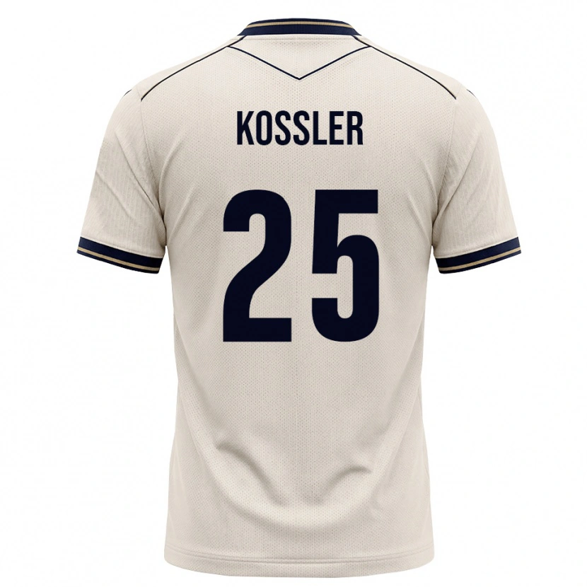 Danxen Niño Camiseta Melissa Kössler #25 Blanco Roto Azul Tinta 2ª Equipación 2026/27 La Camisa México