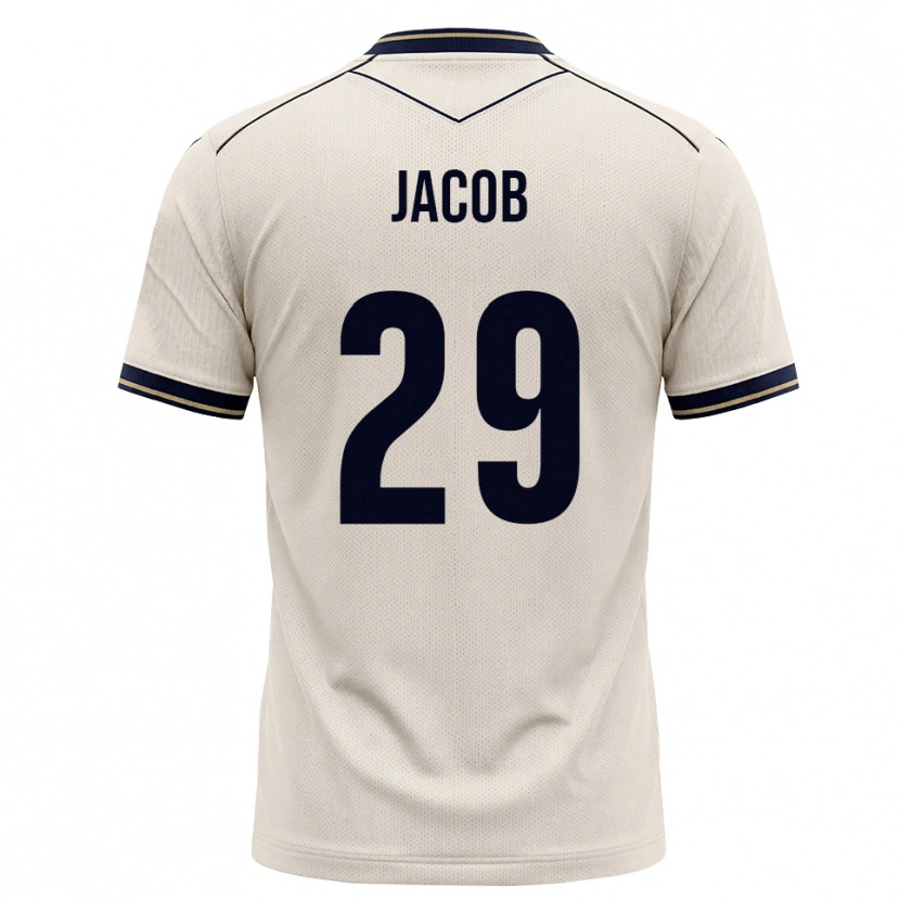 Danxen Niño Camiseta Tyler Jacob #29 Blanco Roto Azul Tinta 2ª Equipación 2026/27 La Camisa México