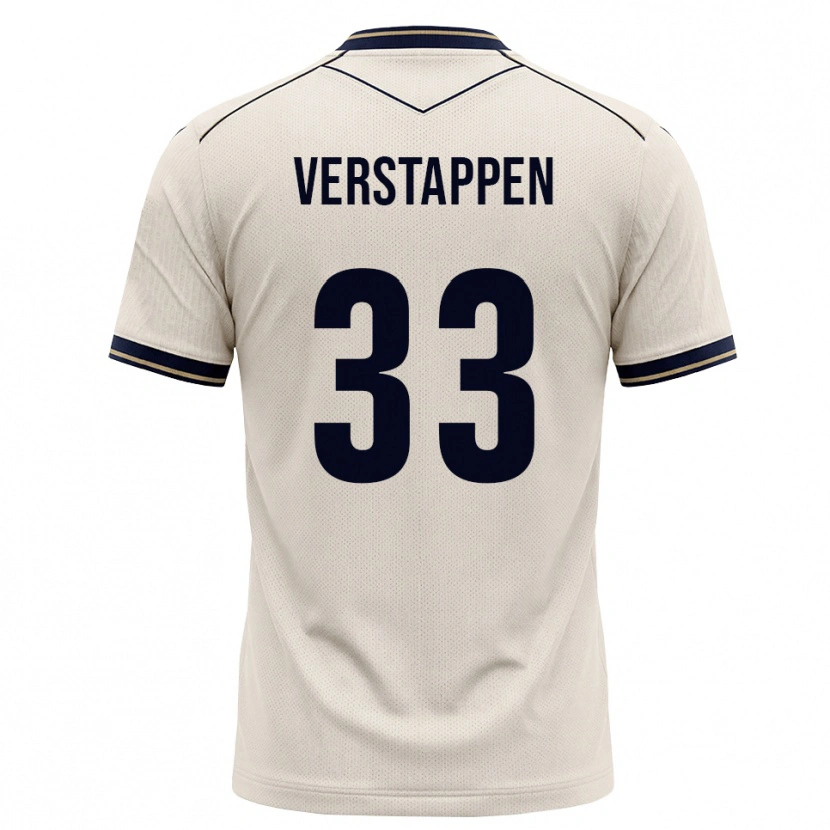 Danxen Niño Camiseta Eric Verstappen #33 Blanco Roto Azul Tinta 2ª Equipación 2026/27 La Camisa México