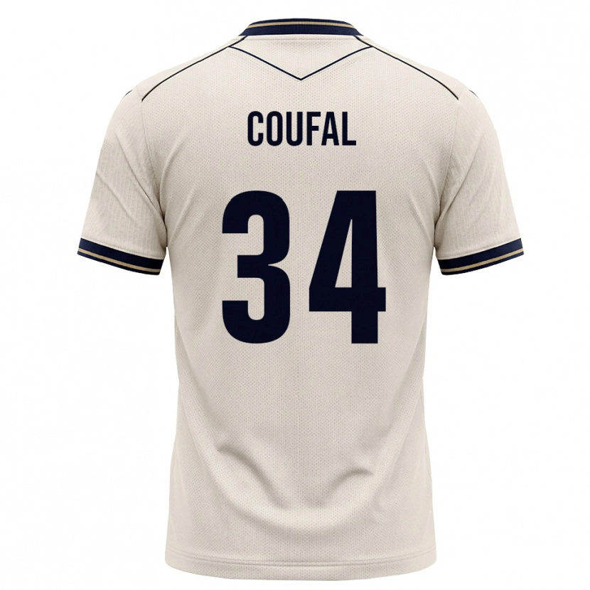 Danxen Niño Camiseta Vladimír Coufal #34 Blanco Roto Azul Tinta 2ª Equipación 2026/27 La Camisa México