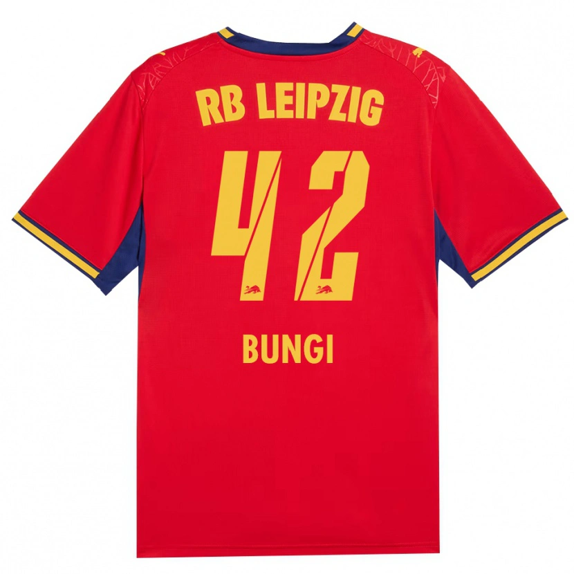 Danxen Niño Camiseta Joyeux Masanka Bungi #42 Azul Real Rojo Amarillo 2ª Equipación 2026/27 La Camisa México