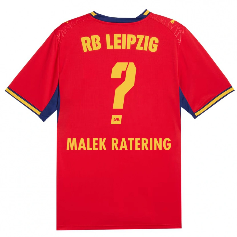 Danxen Niño Camiseta Jaro-Malek Ratering #0 Azul Real Rojo Amarillo 2ª Equipación 2026/27 La Camisa México