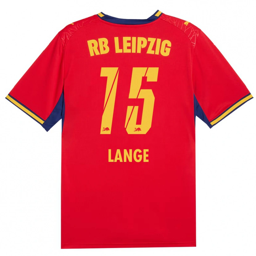 Danxen Niño Camiseta Oskar Lange #15 Azul Real Rojo Amarillo 2ª Equipación 2026/27 La Camisa México