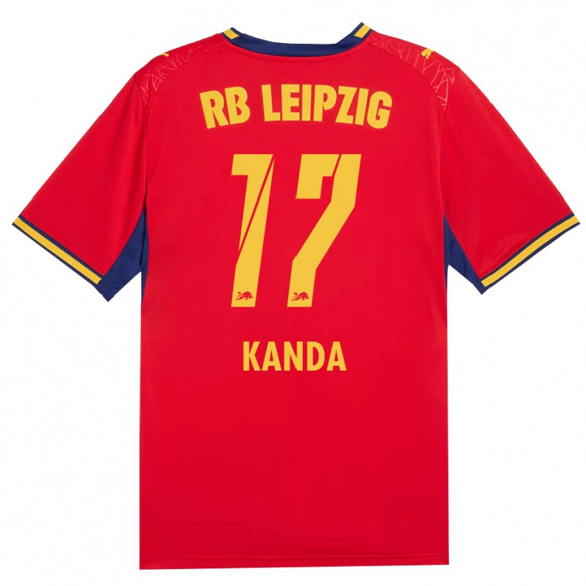 Danxen Niño Camiseta Taito Kanda #17 Azul Real Rojo Amarillo 2ª Equipación 2026/27 La Camisa México